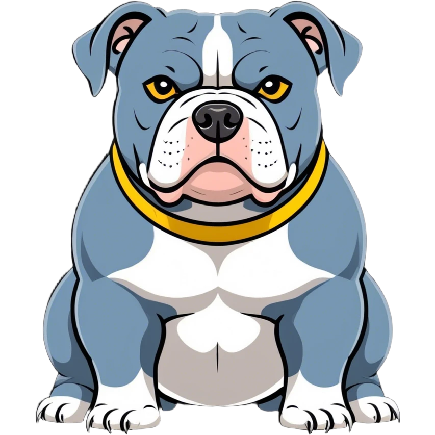 Hyper American bully emoji