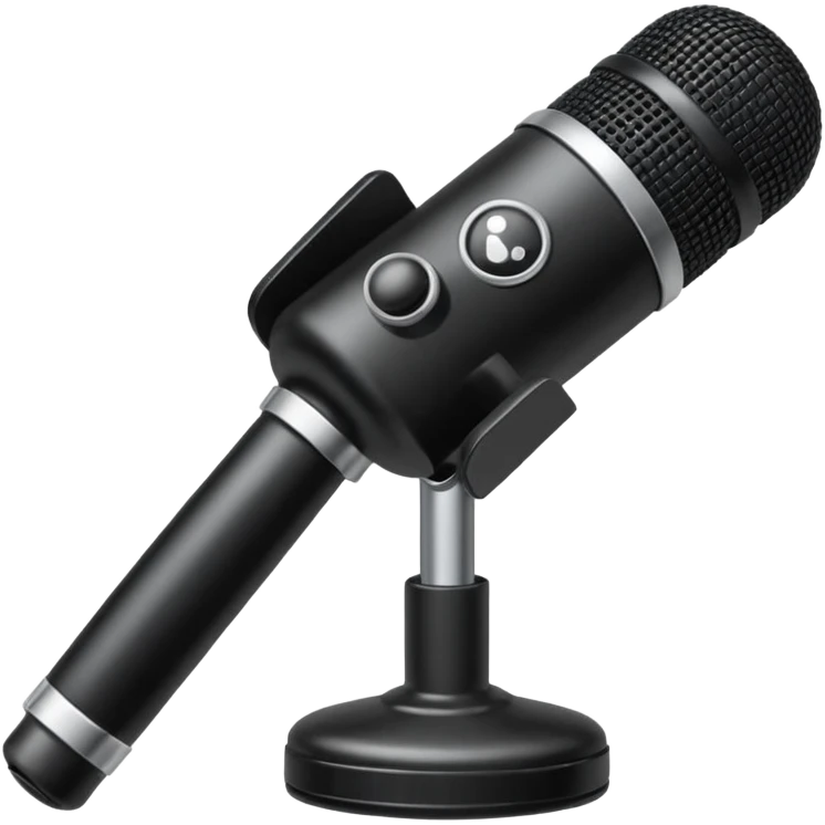 microfono da intervistatore emoji