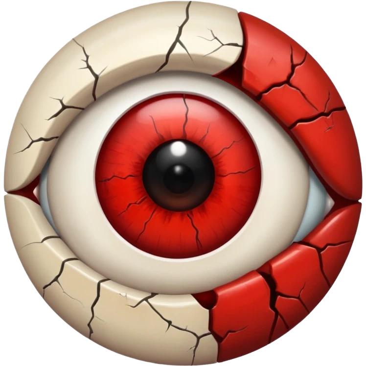 creepy scary eye emoji
