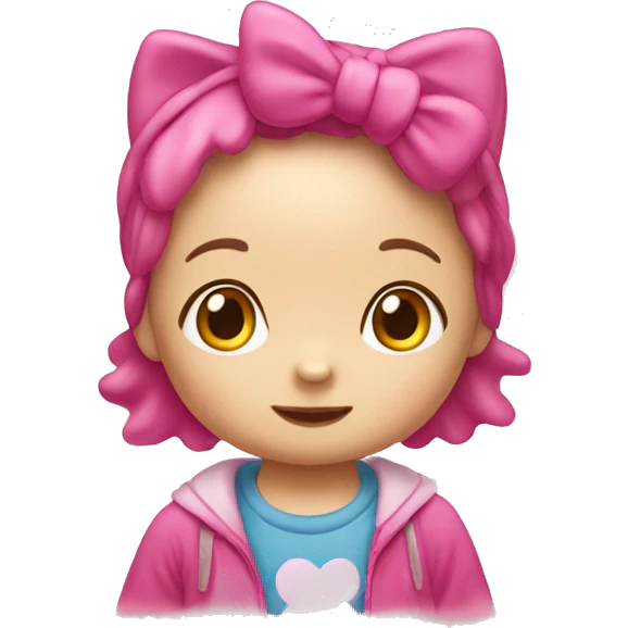 Hello kitty as a kid  emoji