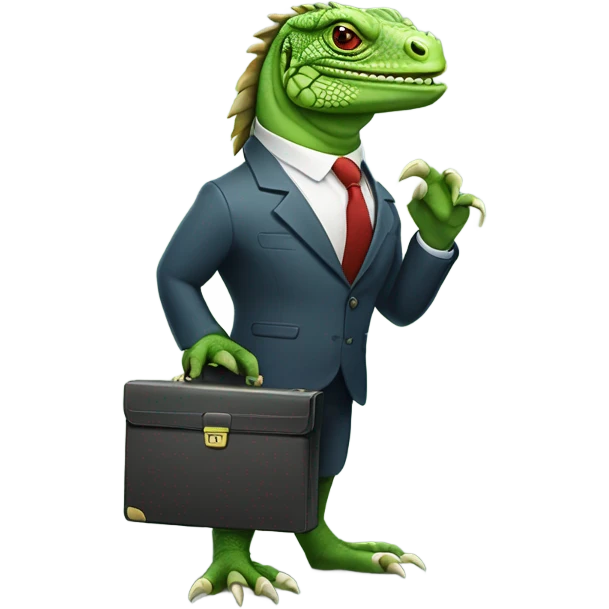 capitalist-iguana emoji