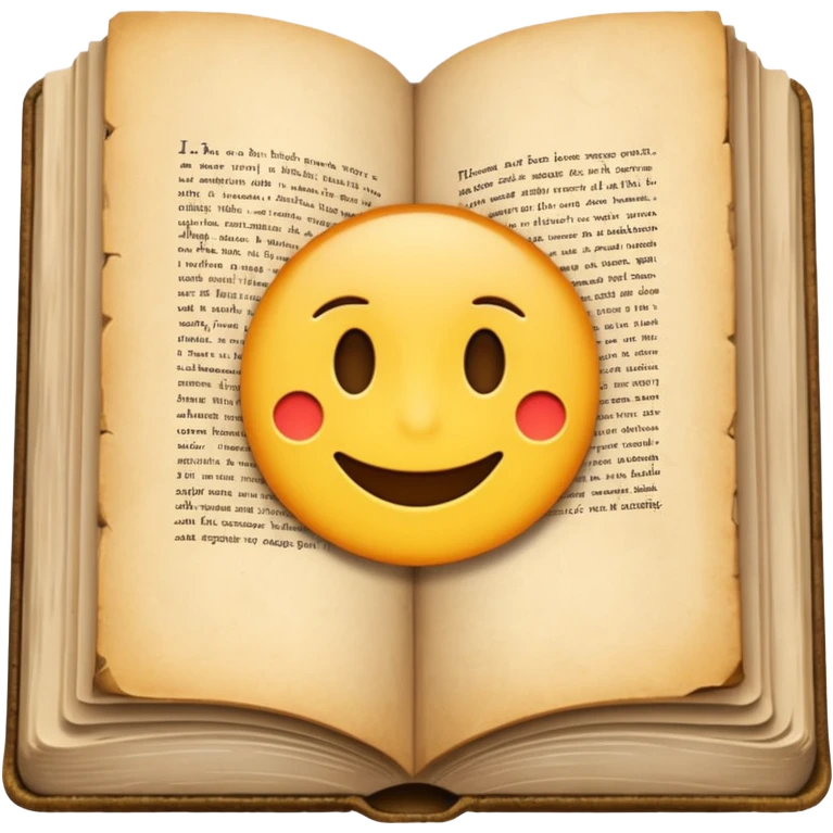 opened book emoji