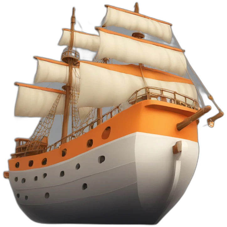 ship-orange- emoji