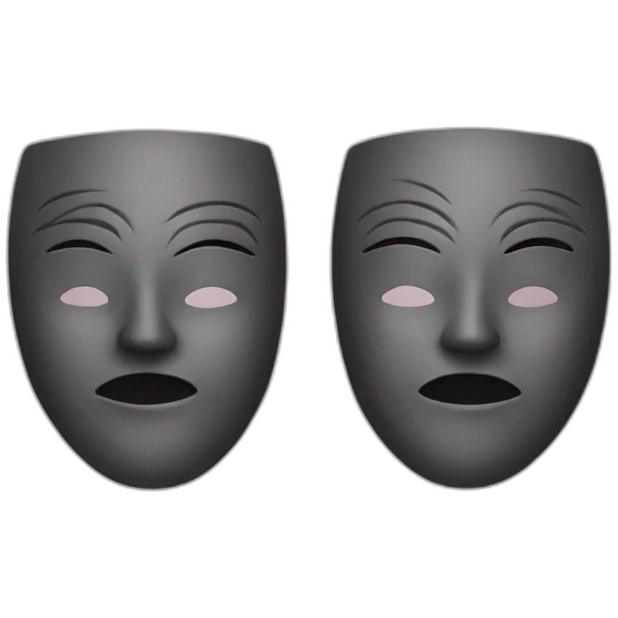 two mask emoji