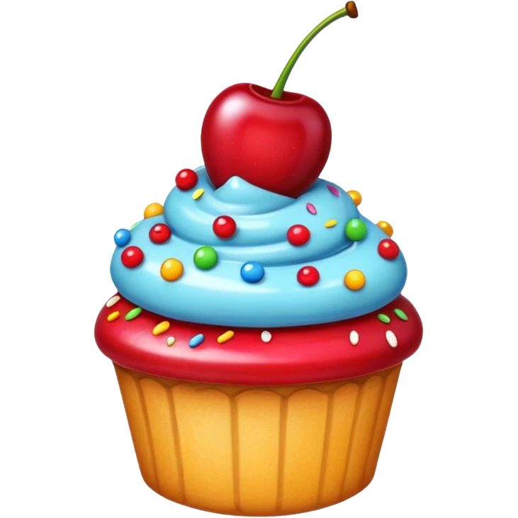 sweet treat with accessories emoji