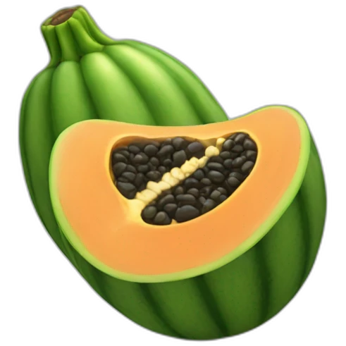 Papaya emoji