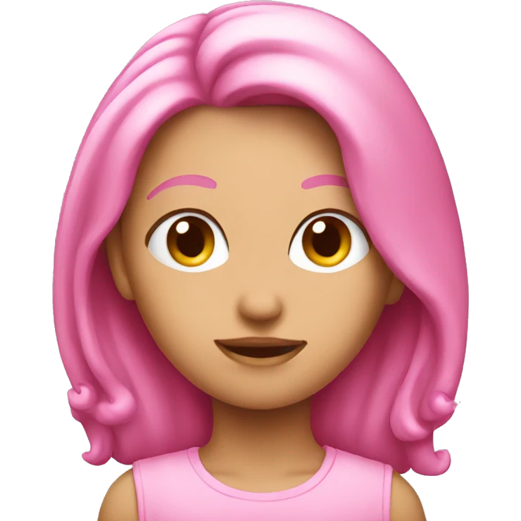 Reverse pink emoji