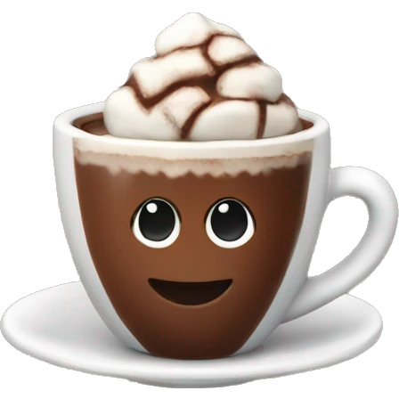 christmas hot chocolate  emoji
