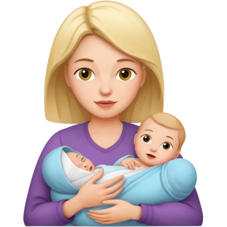 mother with newborn baby emoji