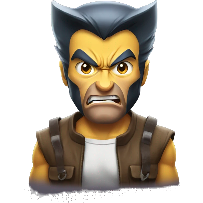 Wolverine angry emoji