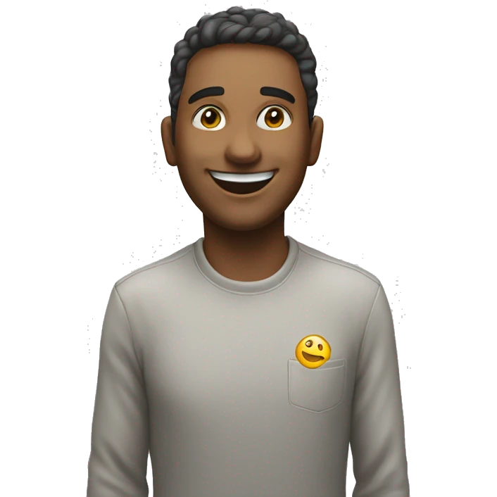 Happy person after presentaio emoji