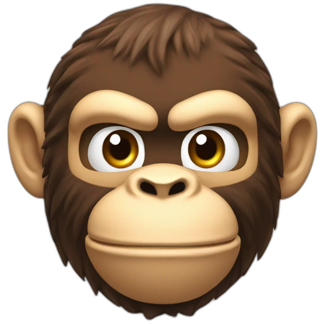 Donki Kong sorprendido emoji