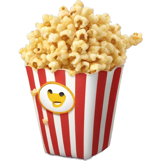 Pop corn emoji