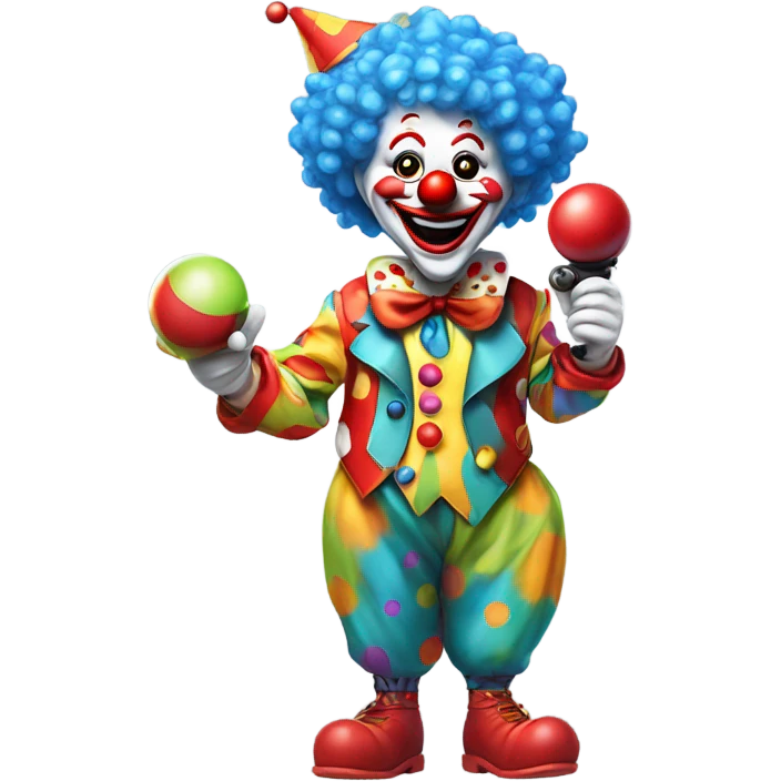 clown with joystick emoji