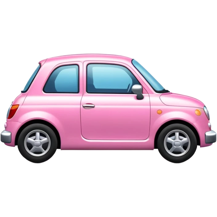 small pink car emoji