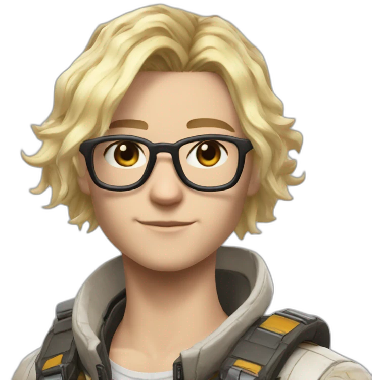 apex legends men blond brille wenig haare emoji