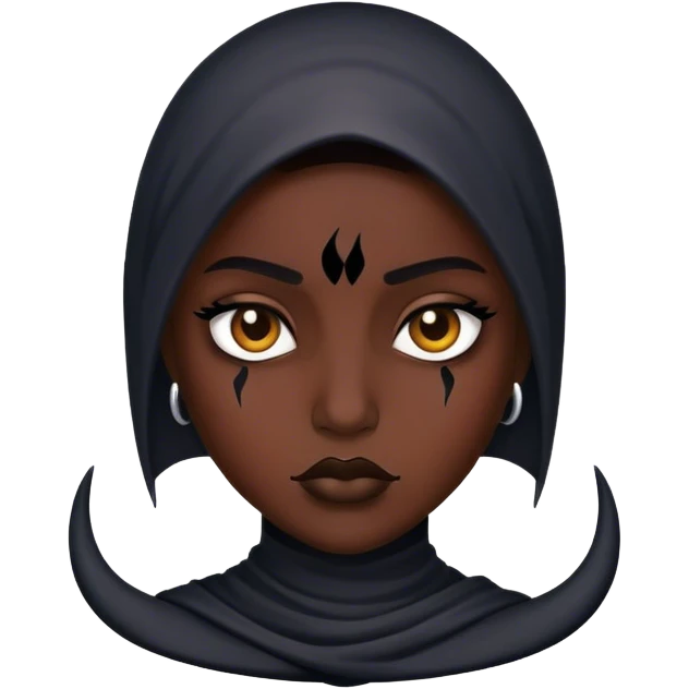 Mysterious baddie  emoji