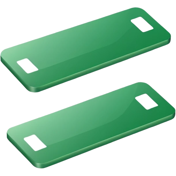 green ticket with no text emoji