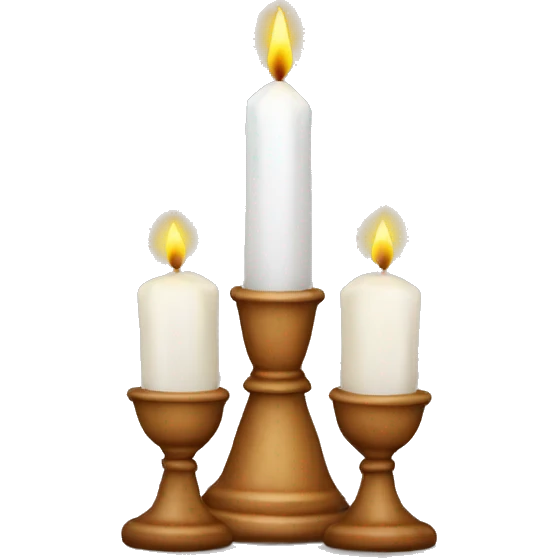 Shabbat candles  emoji