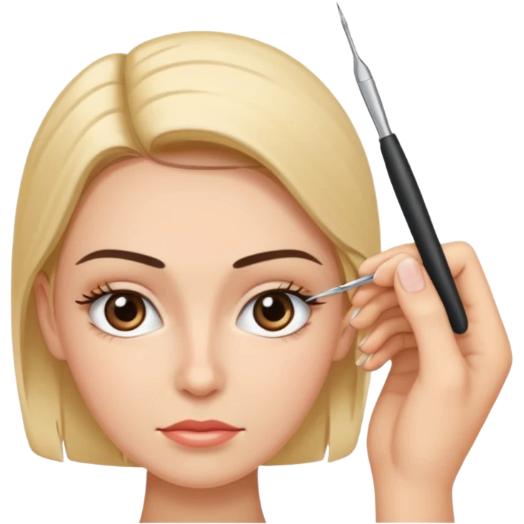 tweezers eyebrows emoji