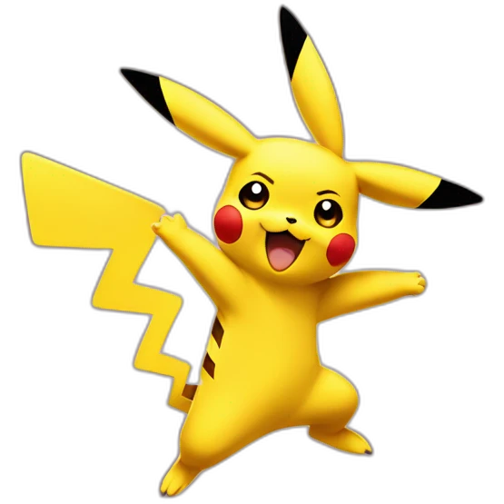 Pikachu qui dansr emoji