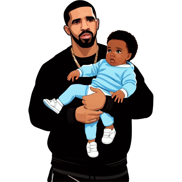 P￼ diddy putting baby oli on drake  emoji