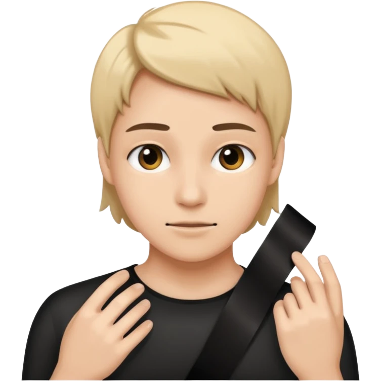 quitale la cinta negra emoji