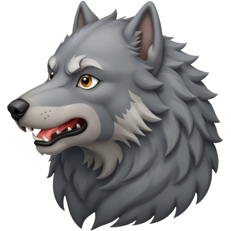 a dire wolf emoji