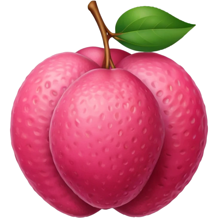 cute lychee emoji