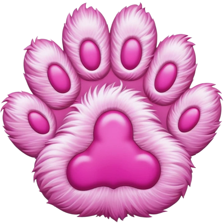 Dog paw emoji