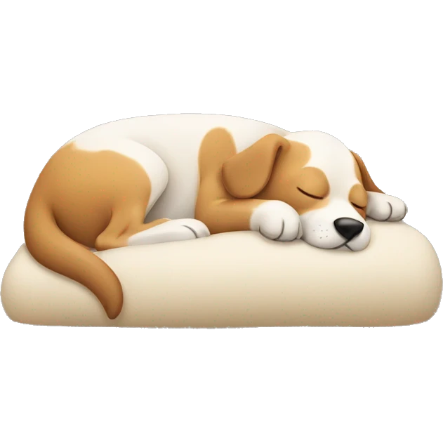 Dog sleeping  emoji