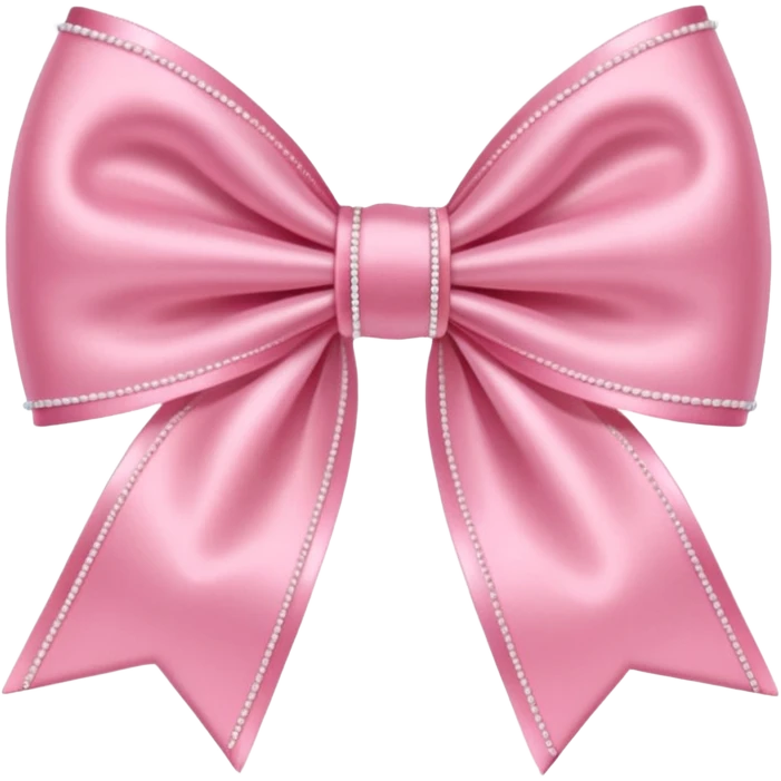 Moño rosa coquettee emoji