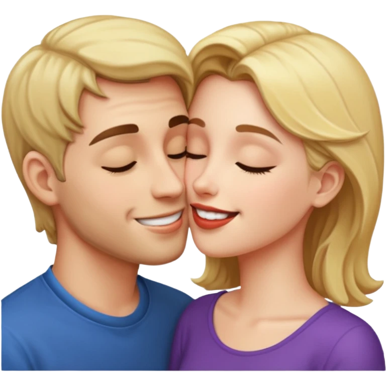couple sleeping together kissing  emoji