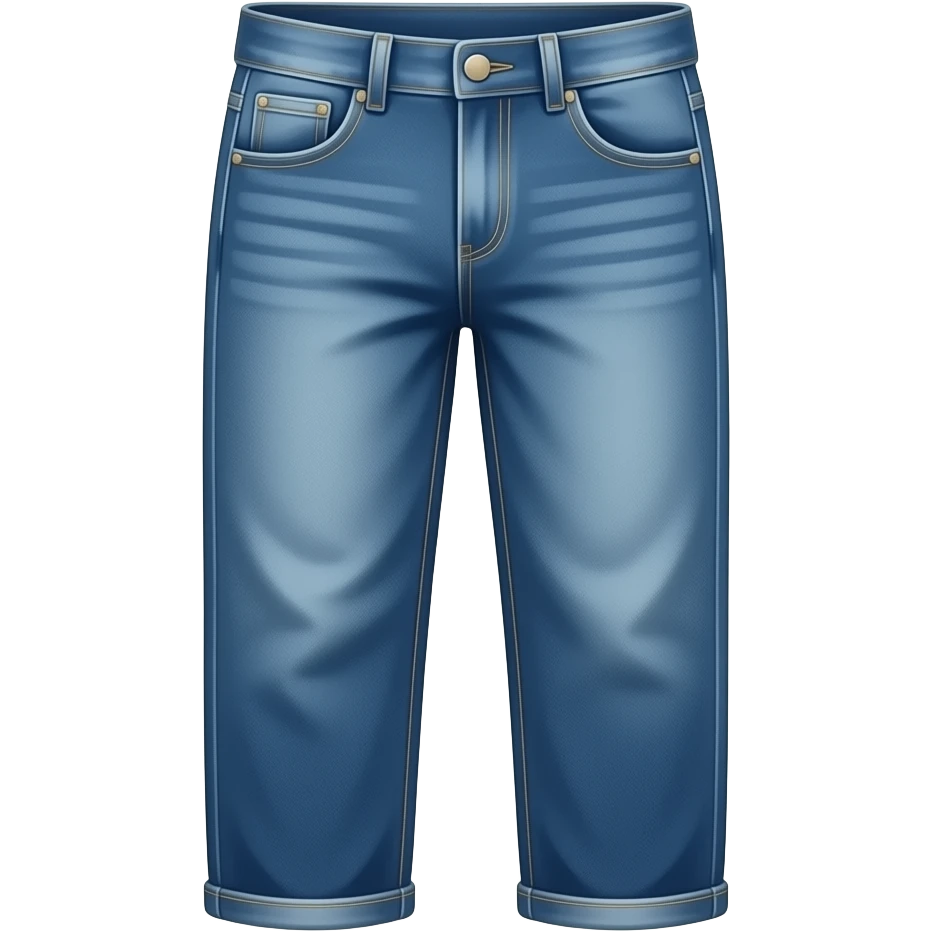 jeans same style, same color palette, consistent design, part of an emoji set emoji