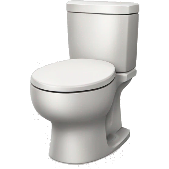 Toilet with cat sitting on it  emoji