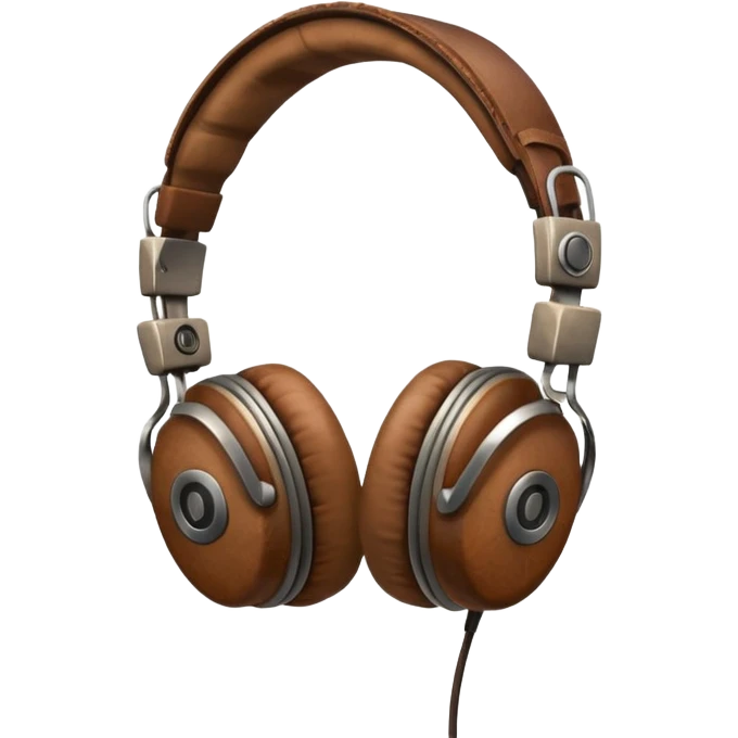 vintage headphone emoji