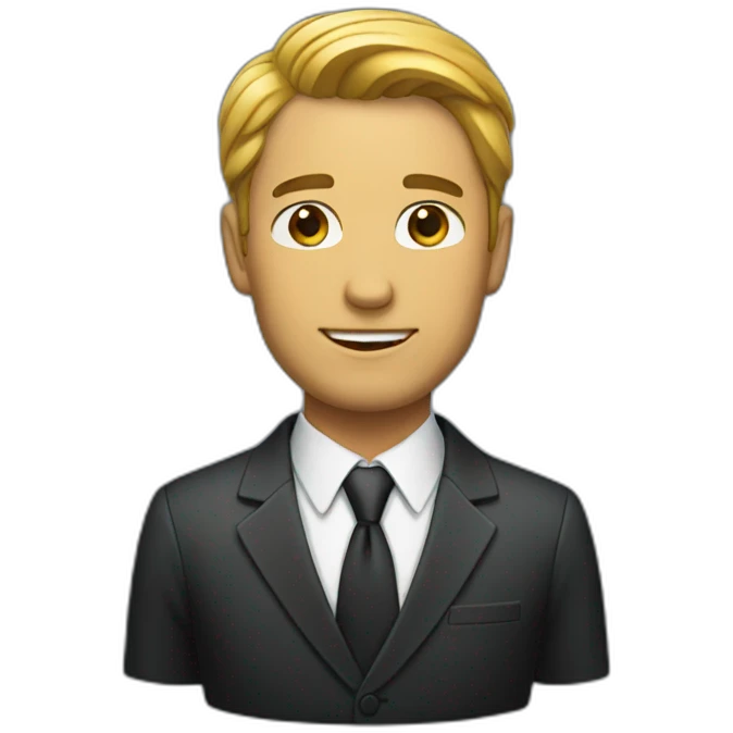 man in a suit emoji