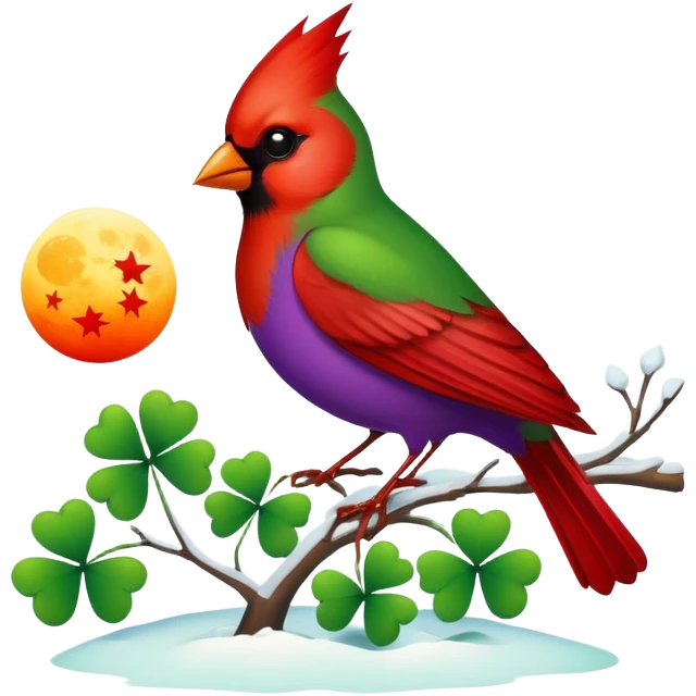 🍀🐦‍🔥🌙❄️🍇 emoji