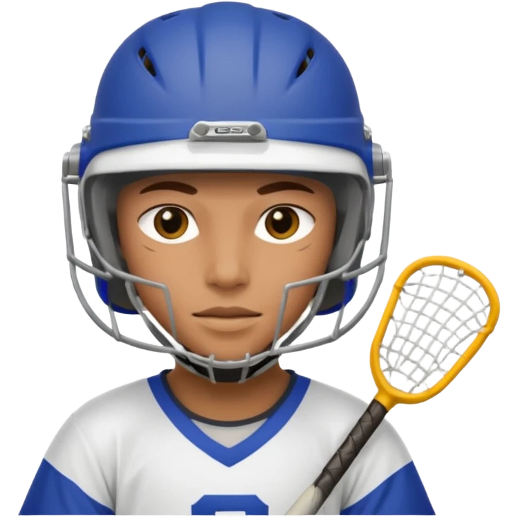 Lacrosse player emoji