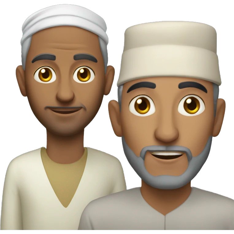 Moroccan man with jabador emoji
