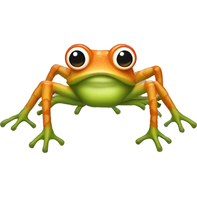 spider frog legs emoji