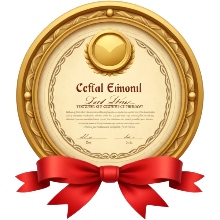 Certif  emoji