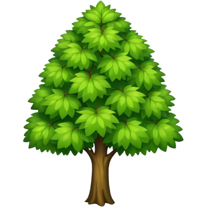 a green tree emoji