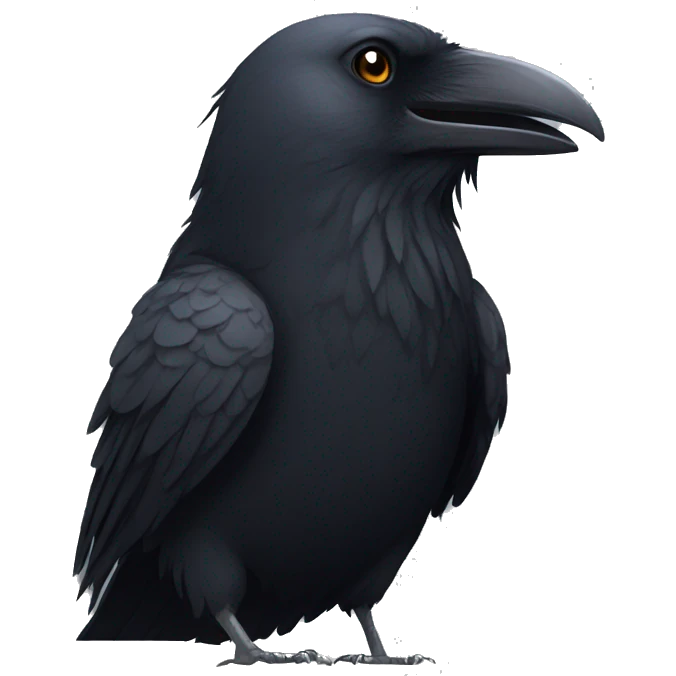 Crow emoji