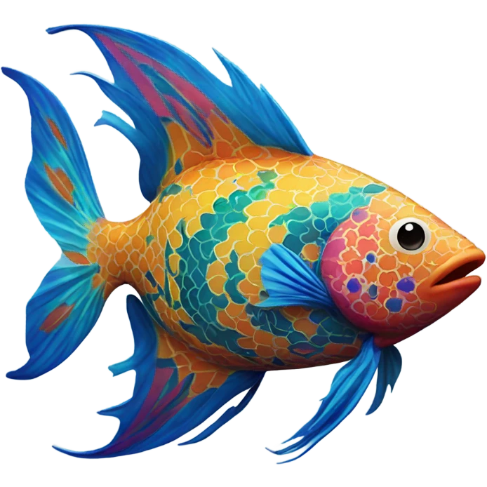 cool fish emoji