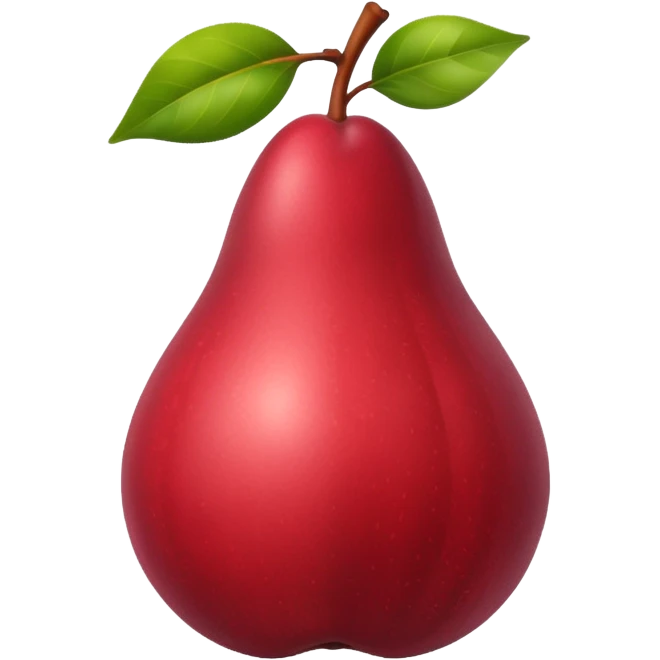 red Pear emoji