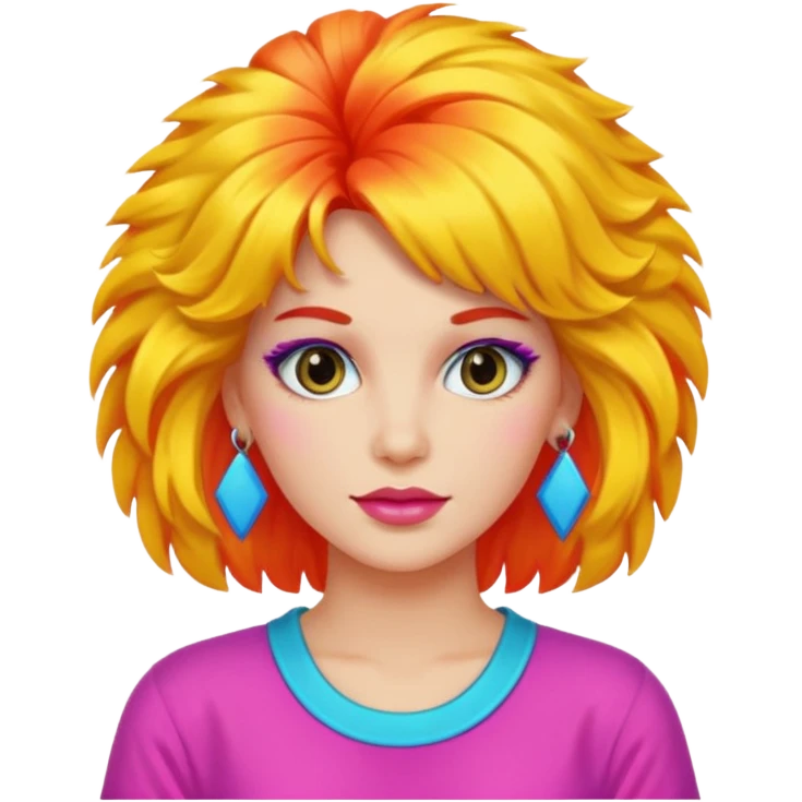 80s woman emoji