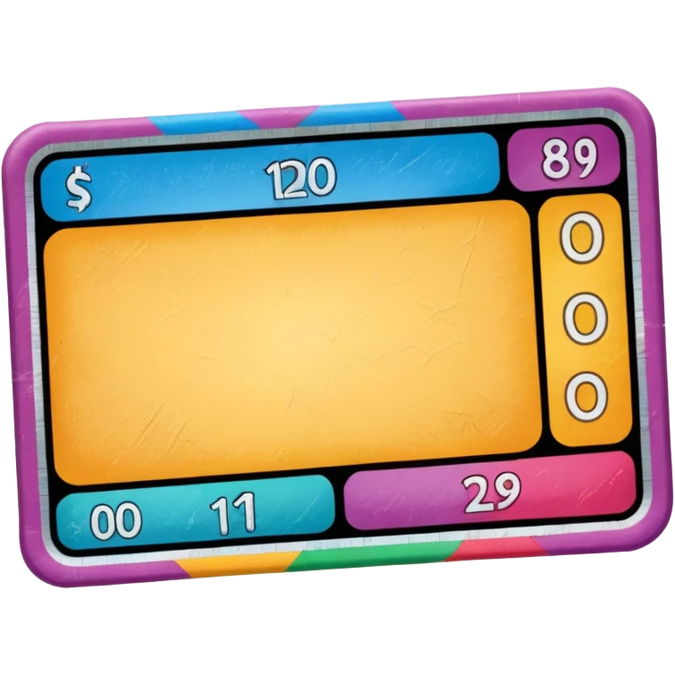 ticket à gratter emoji