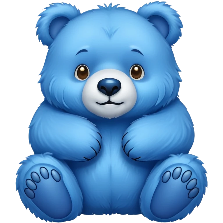 Oso azul emoji