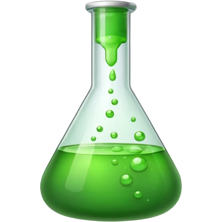 green chemical flask emoji